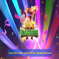 cartas de suicidio completas